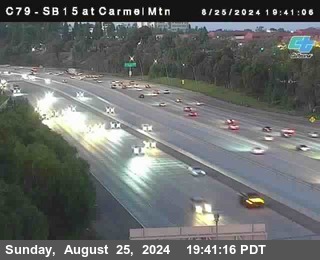 NB 15 at Carmel Mountain Rd.