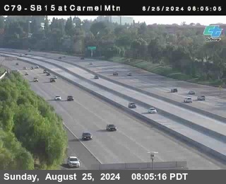 NB 15 at Carmel Mountain Rd.