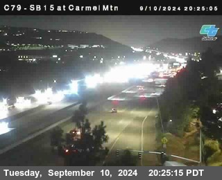 NB 15 at Carmel Mountain Rd.