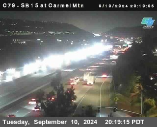 NB 15 at Carmel Mountain Rd.