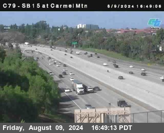 NB 15 at Carmel Mountain Rd.