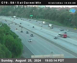 NB 15 at Carmel Mountain Rd.