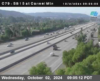 NB 15 at Carmel Mountain Rd.