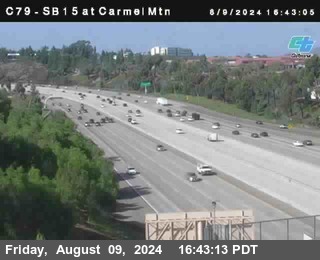 NB 15 at Carmel Mountain Rd.