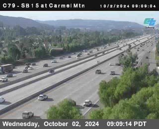 NB 15 at Carmel Mountain Rd.