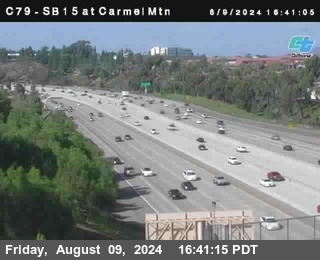 NB 15 at Carmel Mountain Rd.