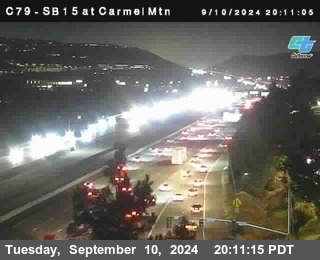 NB 15 at Carmel Mountain Rd.