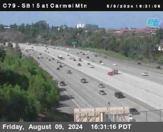 NB 15 at Carmel Mountain Rd.