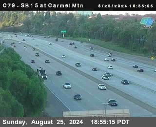 NB 15 at Carmel Mountain Rd.