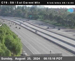 NB 15 at Carmel Mountain Rd.