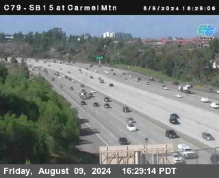 NB 15 at Carmel Mountain Rd.