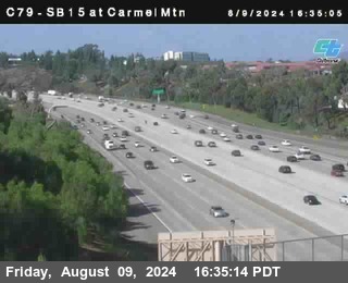 NB 15 at Carmel Mountain Rd.