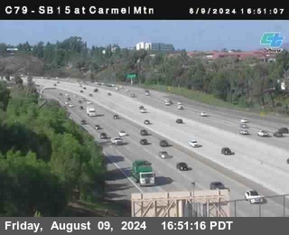 NB 15 at Carmel Mountain Rd.