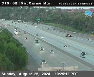 NB 15 at Carmel Mountain Rd.