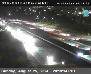 NB 15 at Carmel Mountain Rd.