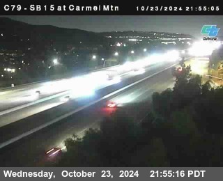 NB 15 at Carmel Mountain Rd.