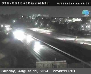 NB 15 at Carmel Mountain Rd.