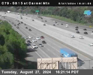 NB 15 at Carmel Mountain Rd.