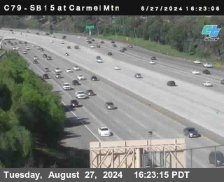 NB 15 at Carmel Mountain Rd.