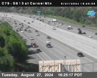 NB 15 at Carmel Mountain Rd.