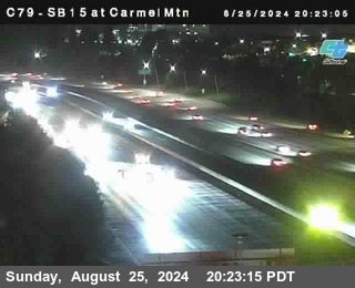 NB 15 at Carmel Mountain Rd.