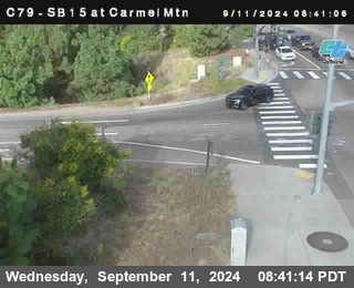 NB 15 at Carmel Mountain Rd.