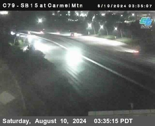 NB 15 at Carmel Mountain Rd.