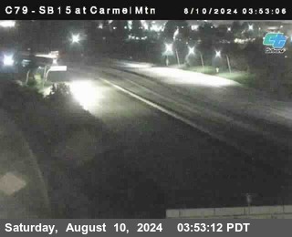 NB 15 at Carmel Mountain Rd.