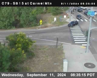 NB 15 at Carmel Mountain Rd.