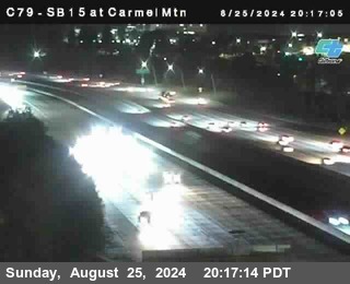 NB 15 at Carmel Mountain Rd.