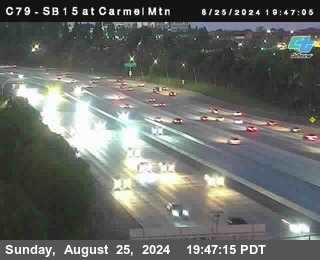 NB 15 at Carmel Mountain Rd.