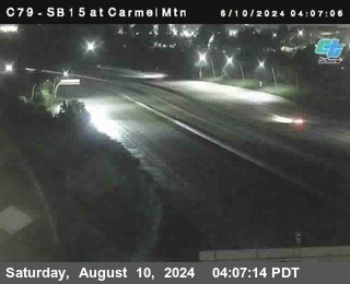 NB 15 at Carmel Mountain Rd.