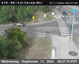 NB 15 at Carmel Mountain Rd.