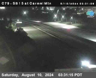 NB 15 at Carmel Mountain Rd.