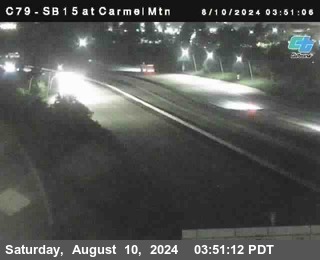 NB 15 at Carmel Mountain Rd.