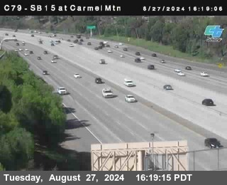 NB 15 at Carmel Mountain Rd.