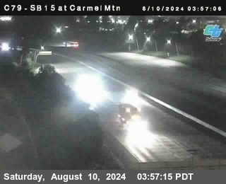 NB 15 at Carmel Mountain Rd.