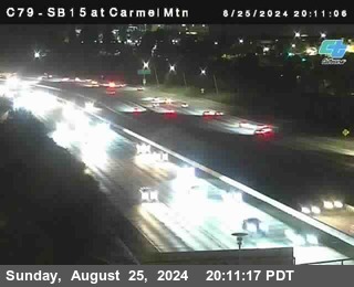 NB 15 at Carmel Mountain Rd.