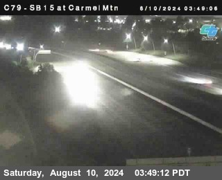 NB 15 at Carmel Mountain Rd.