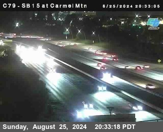 NB 15 at Carmel Mountain Rd.