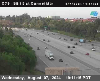 NB 15 at Carmel Mountain Rd.