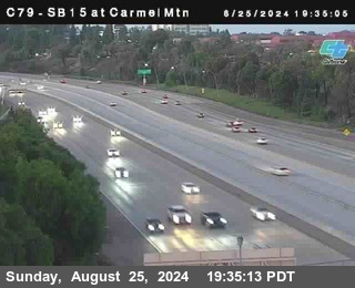 NB 15 at Carmel Mountain Rd.