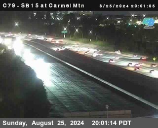 NB 15 at Carmel Mountain Rd.