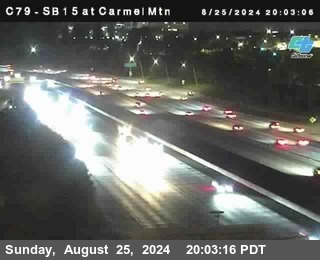 NB 15 at Carmel Mountain Rd.