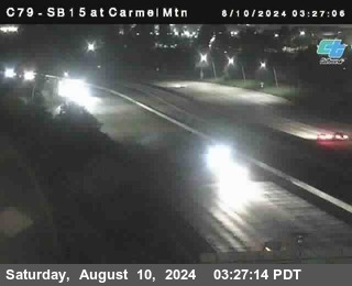 NB 15 at Carmel Mountain Rd.