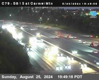 NB 15 at Carmel Mountain Rd.