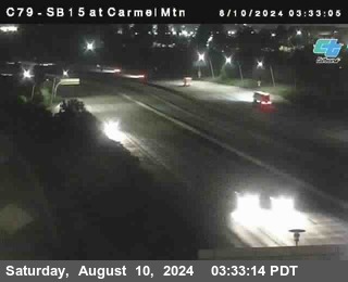 NB 15 at Carmel Mountain Rd.