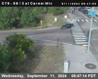 NB 15 at Carmel Mountain Rd.