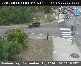 NB 15 at Carmel Mountain Rd.