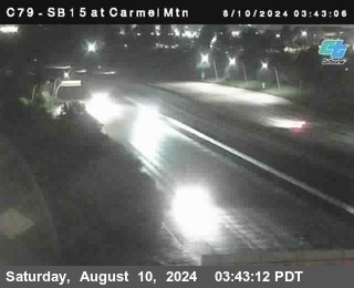 NB 15 at Carmel Mountain Rd.